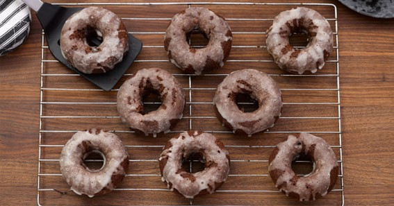 Chocolate-Glazed Donuts