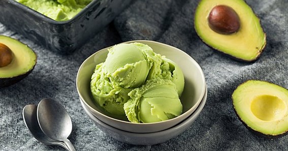 Avocado Flavor Ice Cream